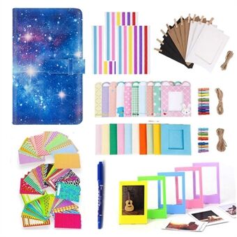 Voor FujiFilm Instax Mini 12 / 11 / 9 / 8+ / 8 10-in-1 Kleurrijke Bundel Kit Accessoires Inclusief Fotoalbum, Hang Frames, Border Stickers