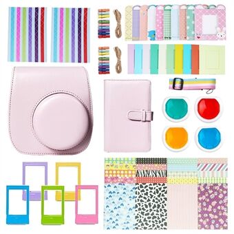 Voor FujiFilm Instax Mini 12 11-in-1 Accessoires Kit Cameratas Album Fotolijst Stickers Clips Set