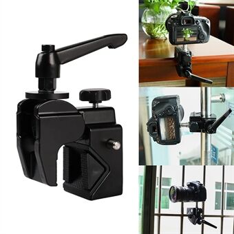 J032 Desktop Nachtkastje Metalen Camera Klem Mount voor Fotografie Anti-Shock Crab Clip SLR Camera Telefoon Mount Houder