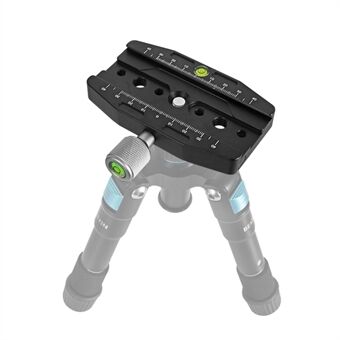 BEXIN QR-110N Quick Release Tripod Mount Base Gimbal Klem Adapter met 3x3 / 8", 4x1 / 4" voor Universal SLR Camera