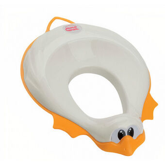 Toiletzitting Ducka junior 45 x 32,5 x 9 cm wit/geel