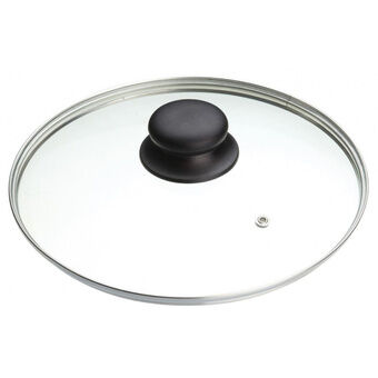 Pan deksel 24 cm glas/RVS transparant