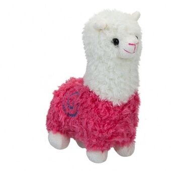 Pluche knijper Alpaca 22 cm junior roze