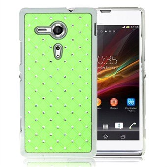 Bling Bling M Chrome Zijkanten Xperia SP (Groen)